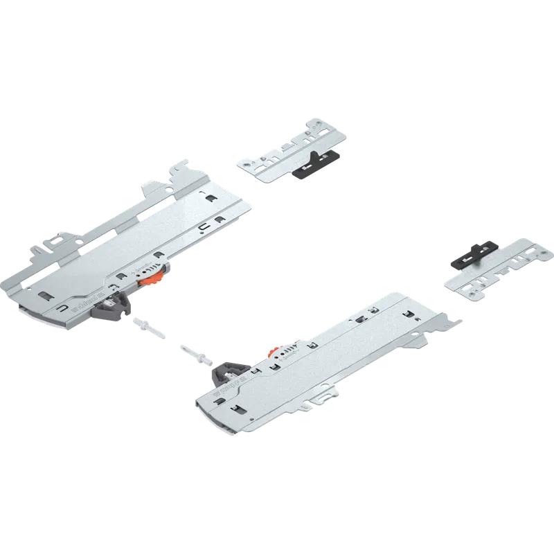 set (Unitate TIP-ON BLUMOTION + Declanşator + Adaptor), pentru MERIVOBOX, L1 (până la 20 kg), Greutate totală a extragerii=0-20 kg