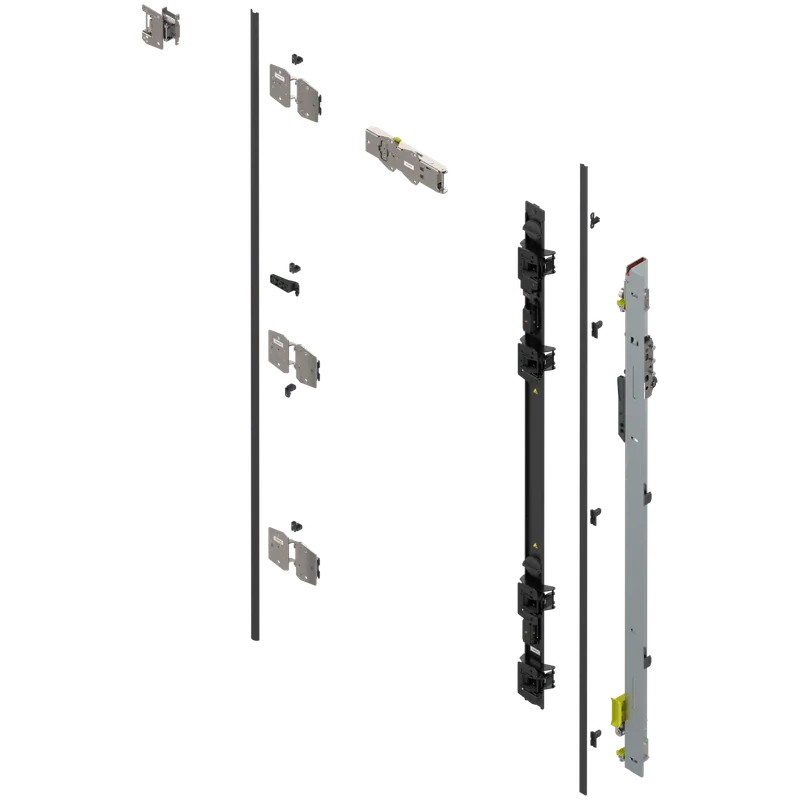 Uşă dublă, Suport balama set, pentru Înălţime pocket 1357–1506 mm — imaginea 2
