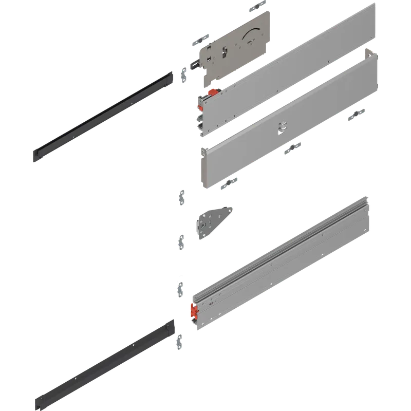 REVEGO uno, Şină de glisare tip pocket set — imaginea 5