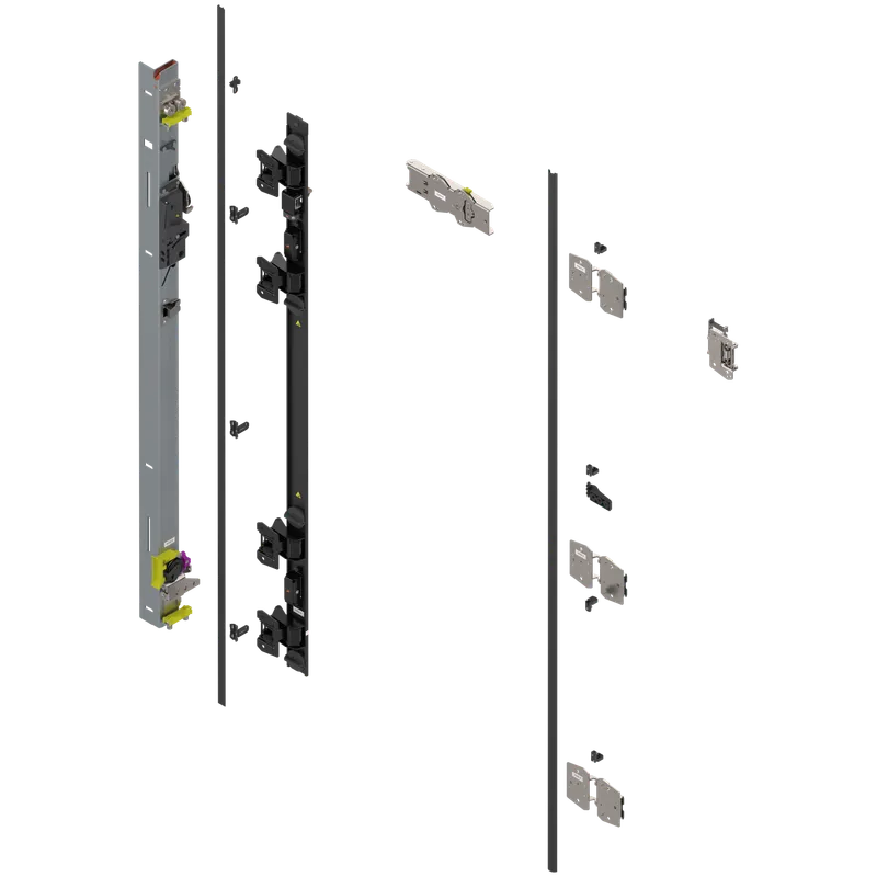 Uşă dublă, Suport balama set, pentru Înălţime pocket 1357–1506 mm