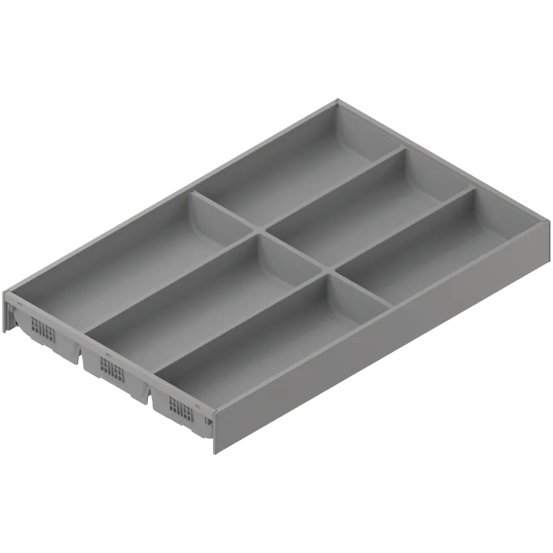 AMBIA-LINE Organizator pt tacâmuri, pentru MERIVOBOX Sertar, Plastic/oţel, 6 Compartimente pt tacâmuri