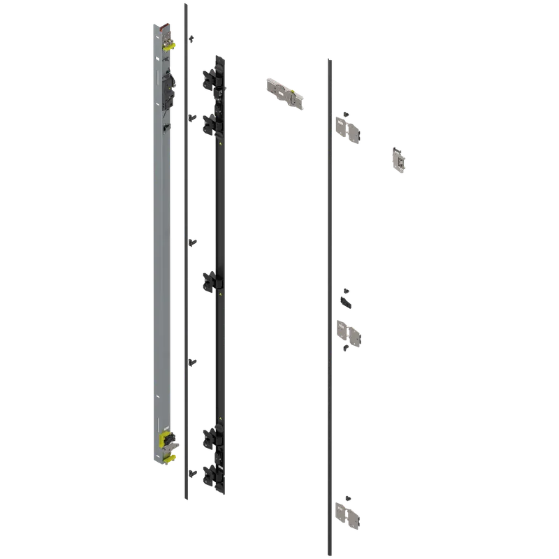 Uşă dublă, Suport balama set, pentru Înălţime pocket 2407–2556 mm