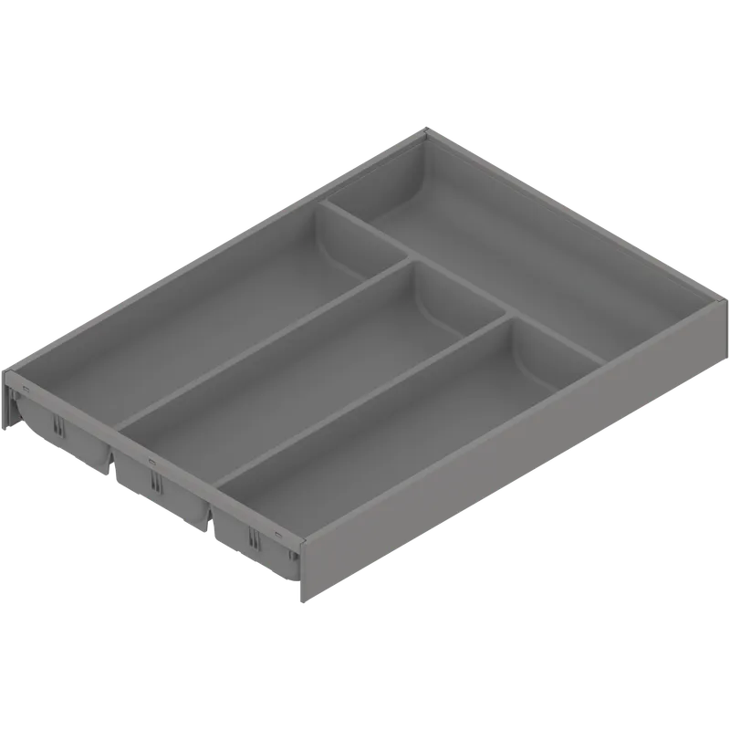 AMBIA-LINE Organizator pt tacâmuri, pentru MERIVOBOX Sertar, Plastic/oţel, 4 Compartimente pt tacâmuri