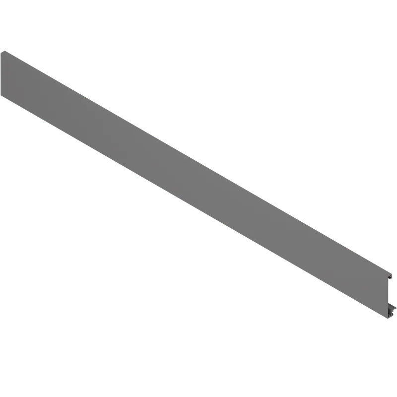 Front din aluminiu, pentru Sertar interior cu lonjeron transversal, pentru debitat, pentru MERIVOBOX