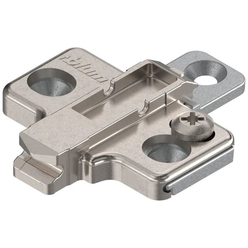 CLIP Plăcuţă de montaj, în cruce, 0 mm, Zinc, destinat înșurubării pentru șuruburi pentru lemn