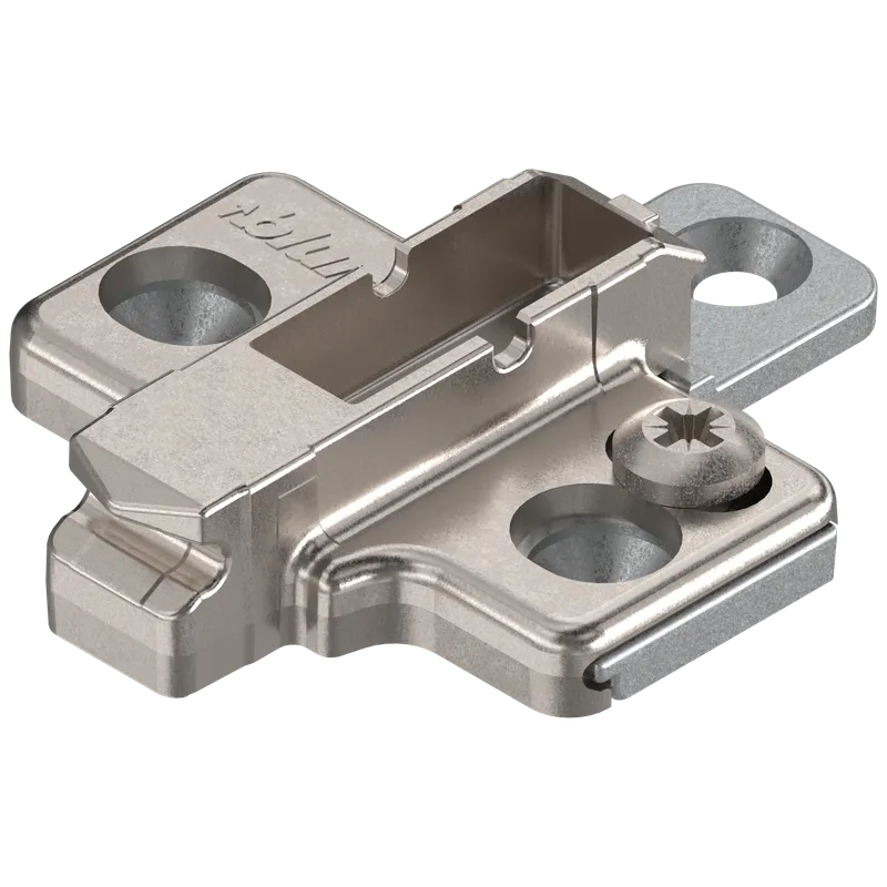 CLIP Plăcuţă de montaj, în cruce, 3 mm, Zinc, destinat înșurubării pentru șuruburi pentru lemn