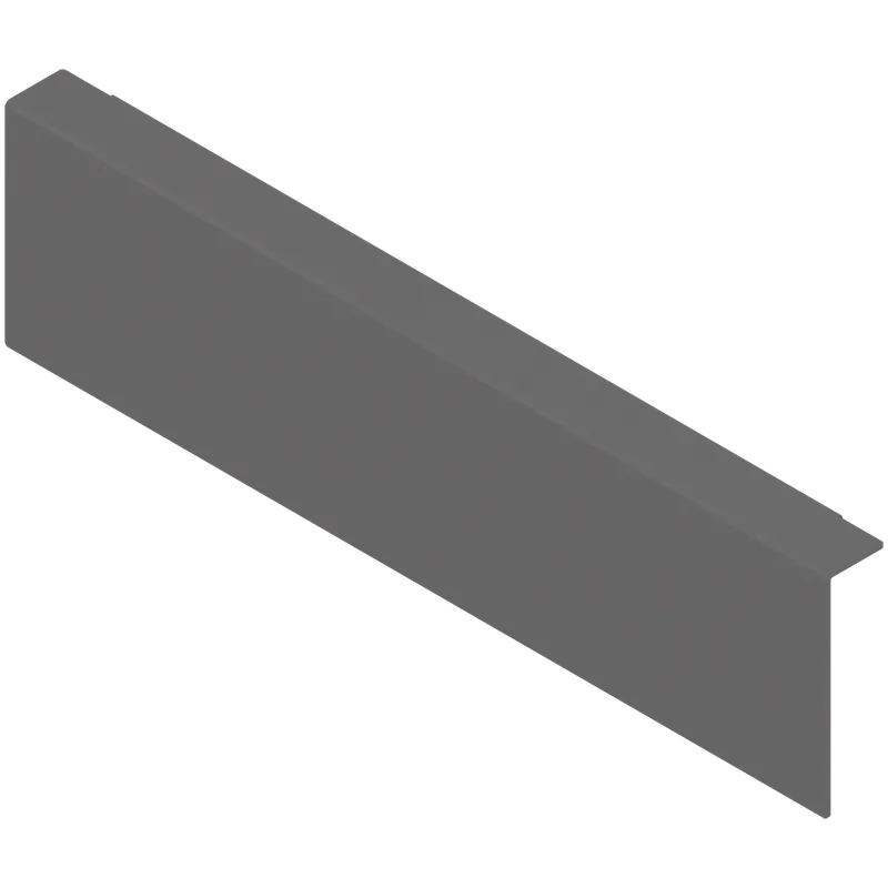 AMBIA-LINE Adaptor pt perete posterior din lemn, pentru LEGRABOX/MERIVOBOX Sertar Înălţime M, Oţel