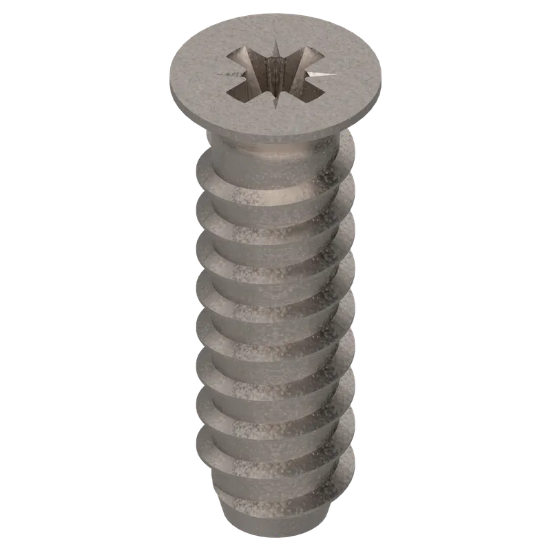 euro-şurub, cap înecat, lungime totală (incl. cap): 20 mm