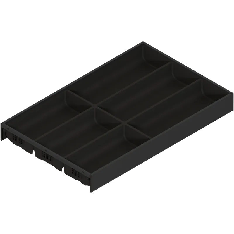 AMBIA-LINE Organizator pt tacâmuri, pentru LEGRABOX/MERIVOBOX Sertar, Plastic/oţel, 6 Compartimente pt tacâmuri
