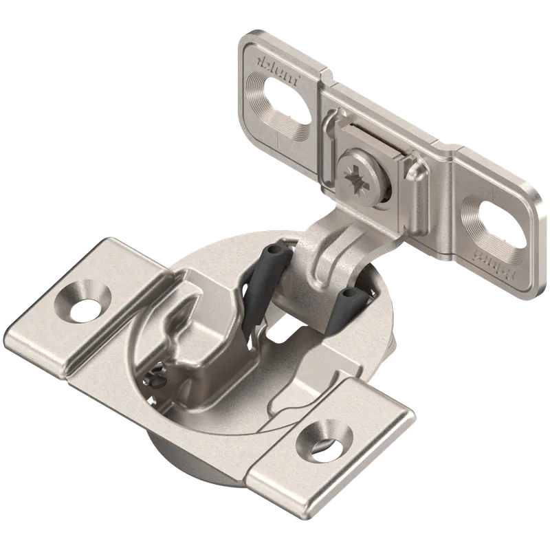 Balama COMPACT, 1 3/8" sau mai mare", 107°, cu arc, Plăcuţă de montaj: pentru înșurubare, Oală: şuruburi
