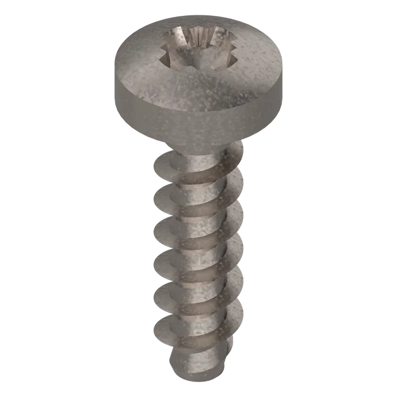 Şurub pentru fixare în plastic, cap semirotund, lungime totală (incl. cap): 11 mm