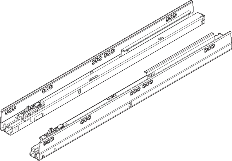 Şină corp TANDEMBOX BLUMOTION integrat / potrivit pentru SERVO-DRIVE — imaginea 2