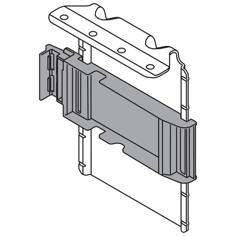 Reazem în vinclu SERVO-DRIVE, Plastic/oţel pentru 1 unitate de acţionare, Set inclusiv accesorii