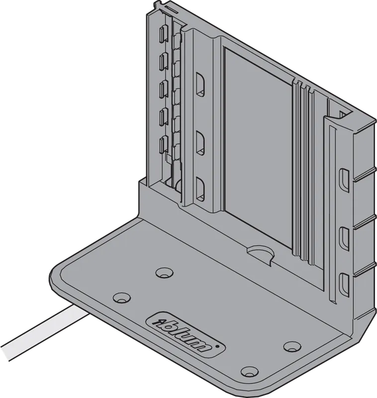 Reazem în vinclu SERVO-DRIVE, Plastic / oţel inoxidabil (inox) pentru 2 unităţi de acţionare, cu cablu (Surplus de cablu 800 mm) — imaginea 2