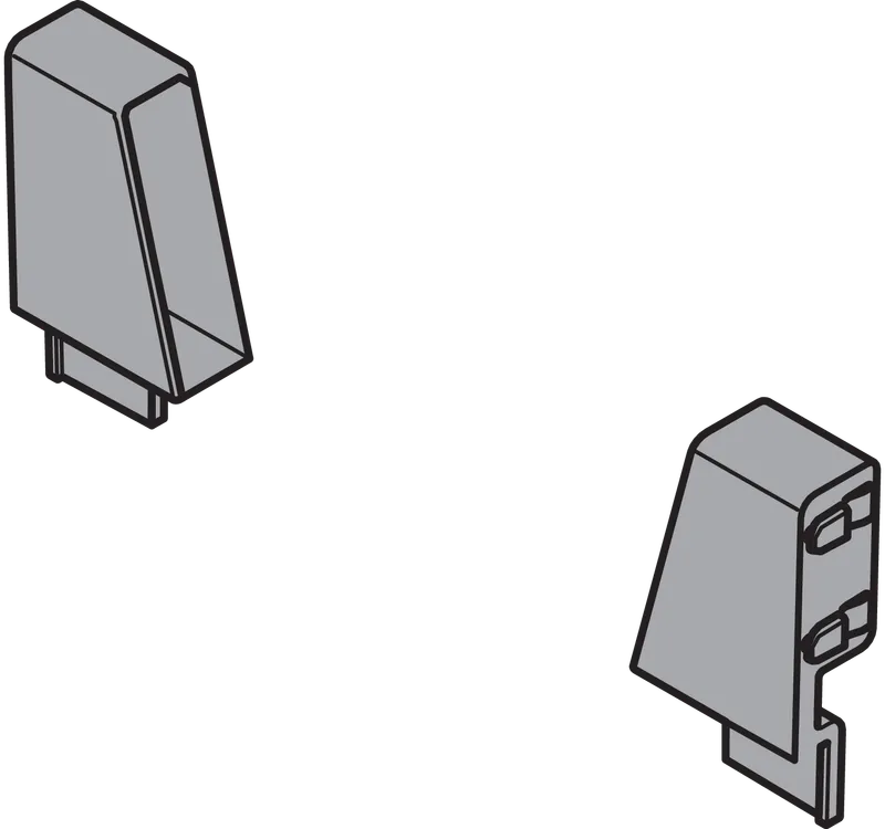 TANDEMBOX Adaptor pt perete posterior din lemn/oţel, 5 mm), pentru Sertar sub chiuvetă — imaginea 2