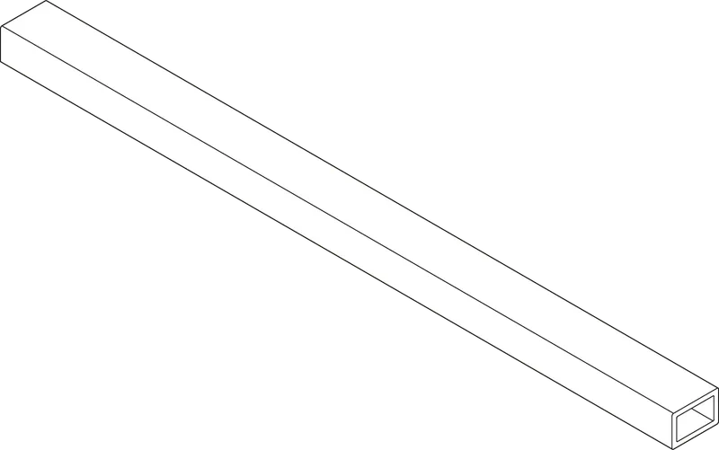 SPACE STEP Profil transversal, Aliaj de aluminiu — imaginea 2