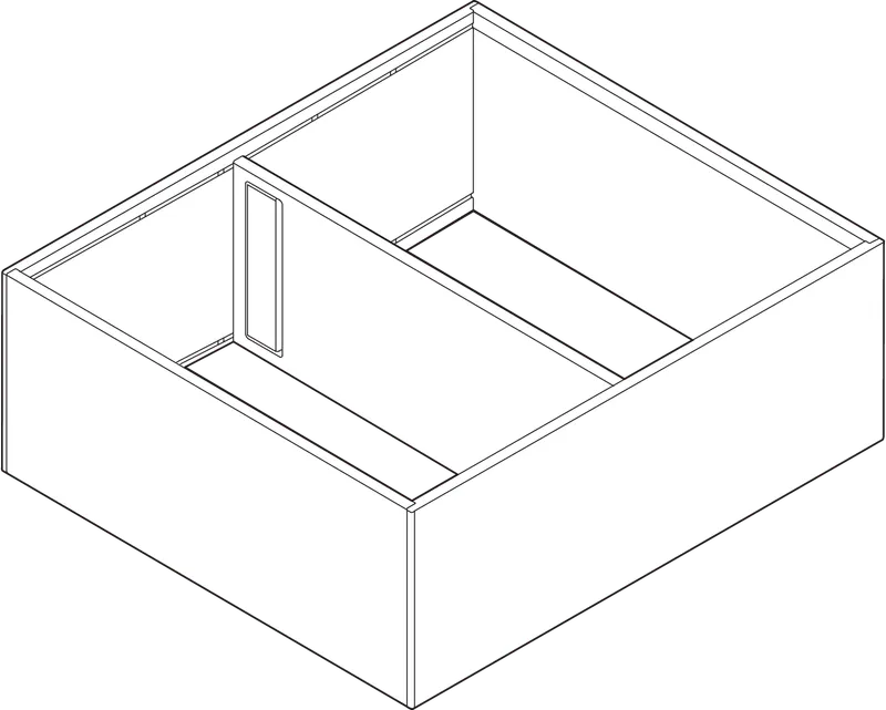 AMBIA-LINE Ramă, pentru LEGRABOX/MERIVOBOX Sertar, Oţel, de la NL=300 mm — imaginea 2