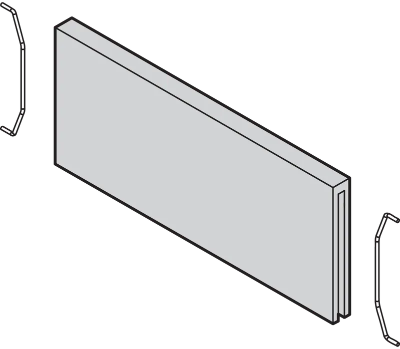 AMBIA-LINE Separator transversal, pentru LEGRABOX/MERIVOBOX Sertar (ZC7SXXXRH1), Design de lemn — imaginea 2