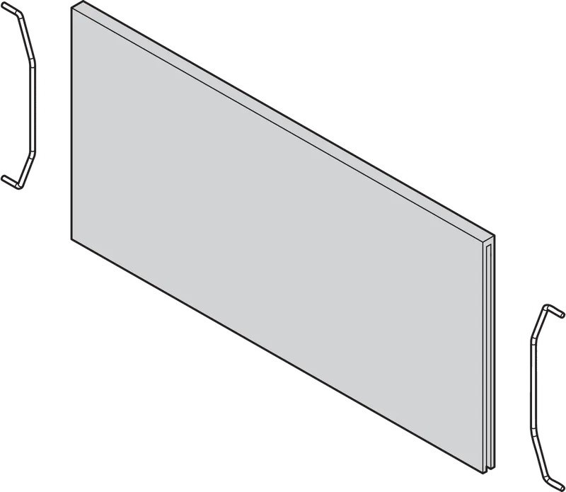 AMBIA-LINE Separator transversal, pentru LEGRABOX/MERIVOBOX Sertar (ZC7F400RHP), Design de lemn — imaginea 2