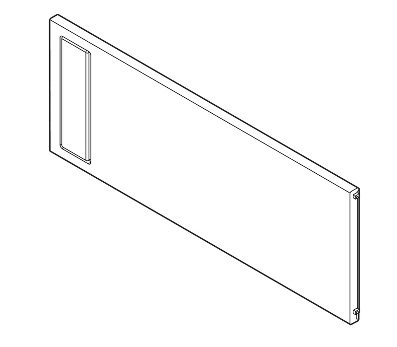 AMBIA-LINE Separator transversal, pentru LEGRABOX/MERIVOBOX Sertar (ZC7F300RSU), Plastic — imaginea 2
