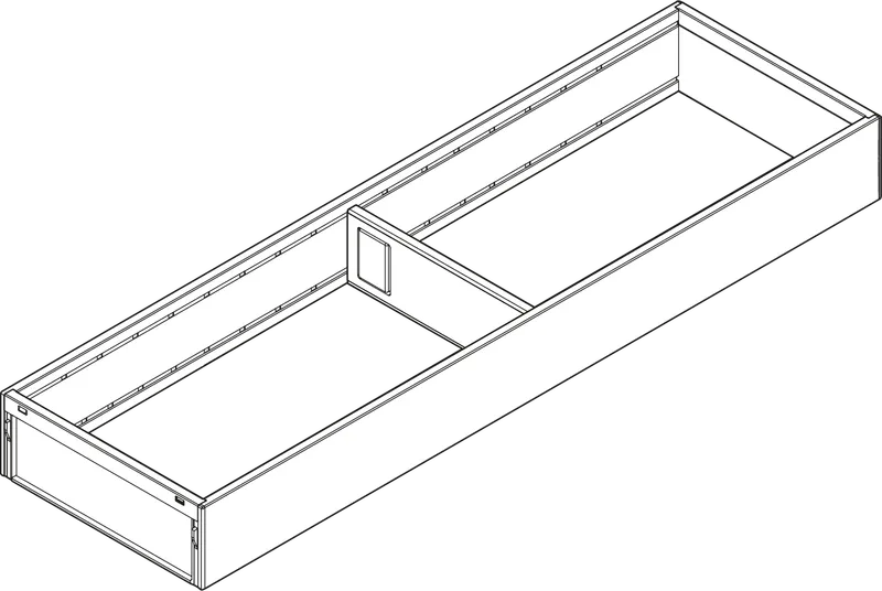 AMBIA-LINE Cadru de egalizare, pentru LEGRABOX Sertar, Oţel, pentru grosime perete lateral corp 15/16 mm — imaginea 2