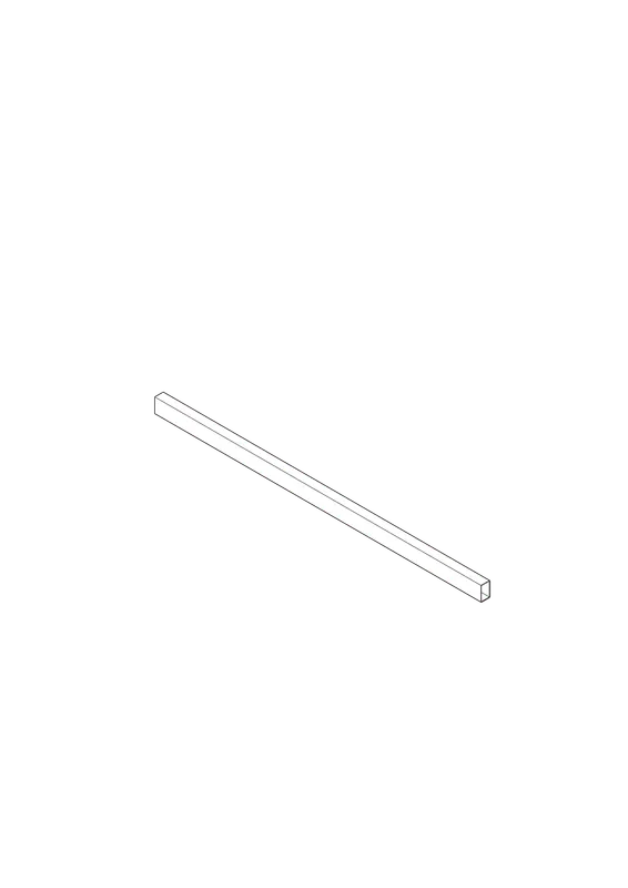 ORGA-LINE Traversă, până KB=1200 mm, Lungime=1104 mm, pentru debitat, pentru TANDEMBOX antaro — imaginea 2