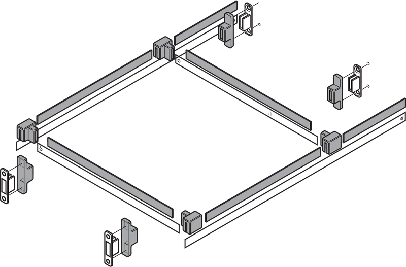 METABOX/TANDEMBOX METAFILE (stânga/dreapta), pentru dosare suspendate, set — imaginea 2