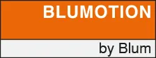 Logo "BLUMOTION by Blum", portocaliu