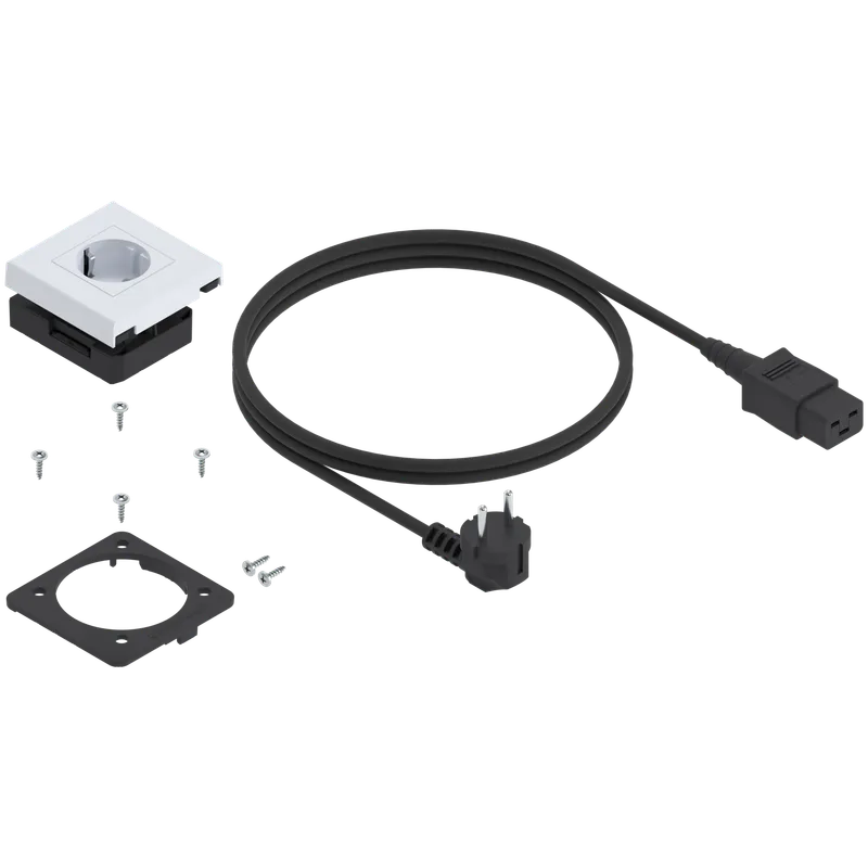 AMPEROS AC Element pentru curent electric, grosime fund: 12–32 mm, Tipul de priză: F