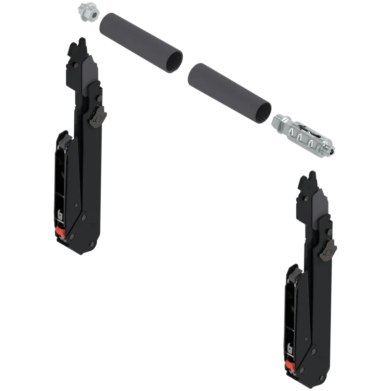 Sistem de ridicare pentru uşă paralelă AVENTOS HL top, Pârghie (set), KH=340-389 mm, simetric