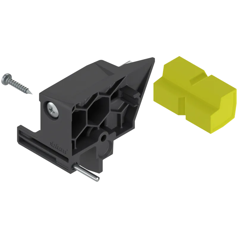 REVEGO duo, curbă de instalare șină mecanism de glisare incl. dispozitiv de asamblare sus