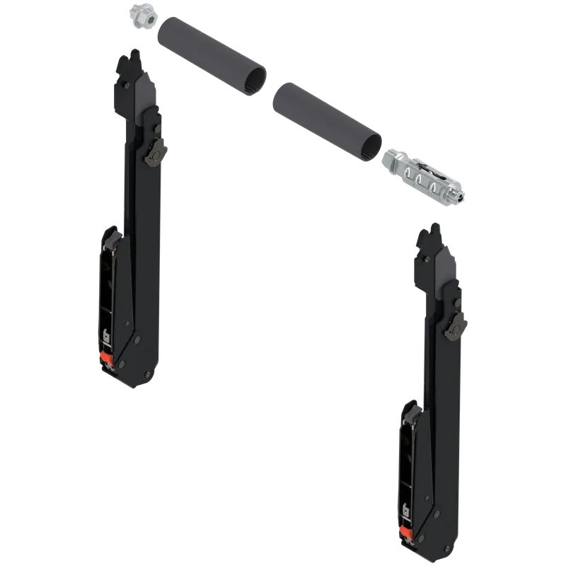 Sistem de ridicare pentru uşă paralelă AVENTOS HL top, Pârghie (set), KH=390-540 mm, simetric