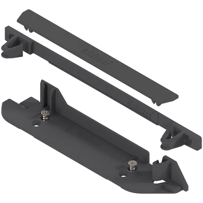 Suport profil portant SERVO-DRIVE vertical, jos/spate + capac de acoperire