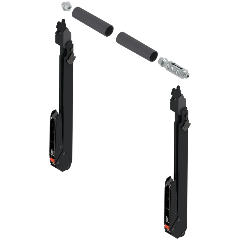 Sistem de ridicare pentru uşă paralelă AVENTOS HL top, Pârghie (set), KH=480-580 mm, simetric — imaginea 2