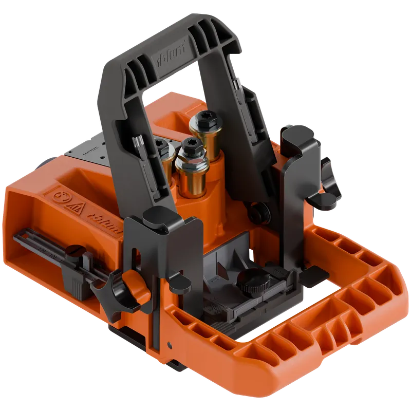ECODRILL, Găurire verticală, cu opritoare laterale 80 - 130 mm, Racord de aspirație 30 - 42/44 - 46 mm, Distanță margini gaură de oală 2 - 8 mm