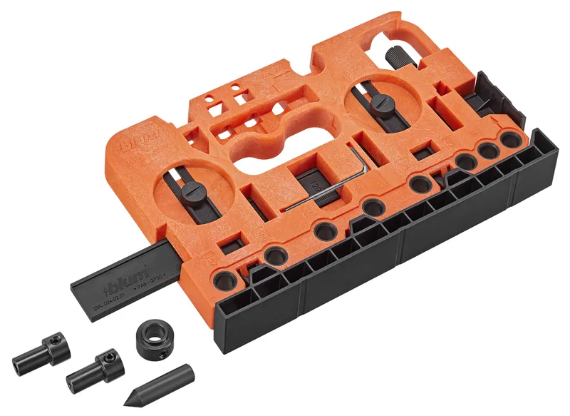 Şablon de găurire universal, pentru AVENTOS, TANDEMBOX intivo/TANDEMBOX plus, METABOX, TANDEM / LEGRABOX / MERIVOBOX / Lonjeron METABOX / Lonjeron TANDEMBOX