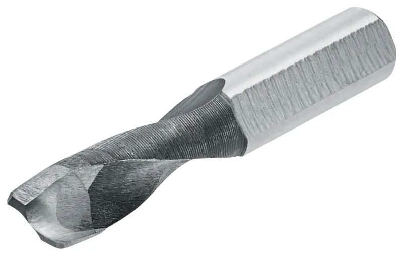 Burghiu special pentru materiale minerale / placă HPL (front subţire), L=57 mm, fără vârf de centrare