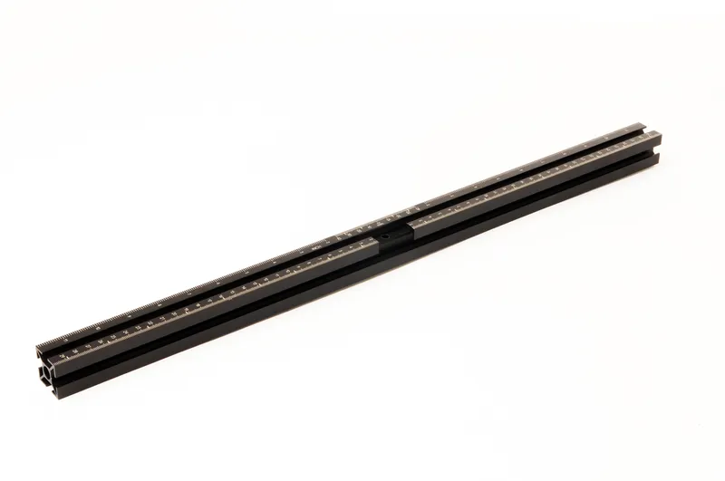Riglă de bază, pentru MINIDRILL, 1 buc., Gradaţie de la punctul zero: 300 mm în stânga, 300 mm în dreapta