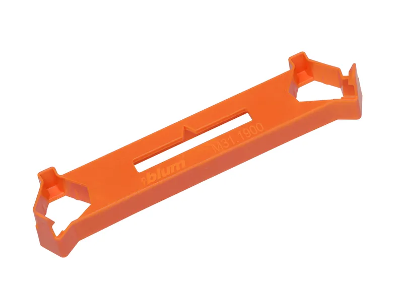 Distanța de atașare pentru balama pentru corp de colț cu ușă pliantă pentru ECODRILL, model M31.1000