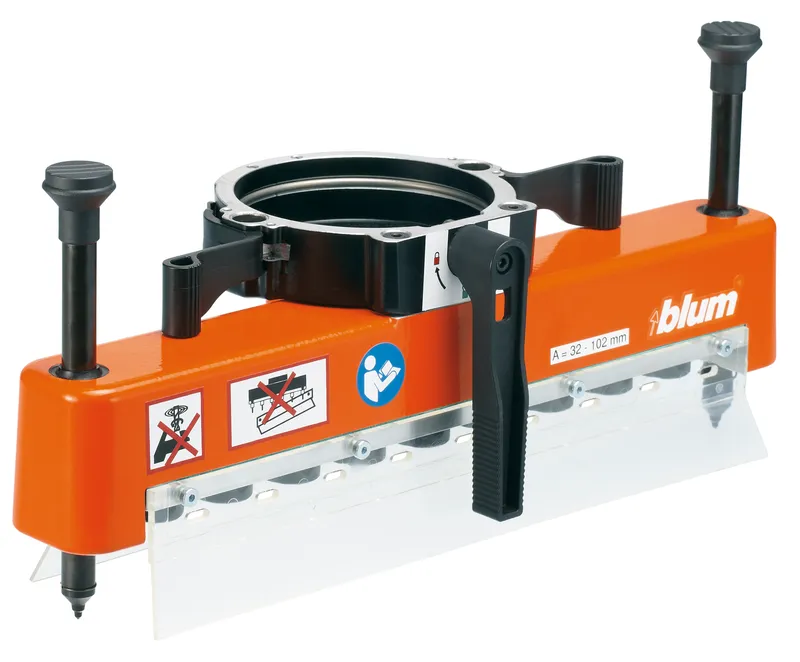Cap de găurire pentru MINIPRESS M, pentru MINIPRESS P, număr axe 9, Mandrine rapide, Serii de găuri, Mini-balama (cu excepţia celei cu oală 80.014-R1)