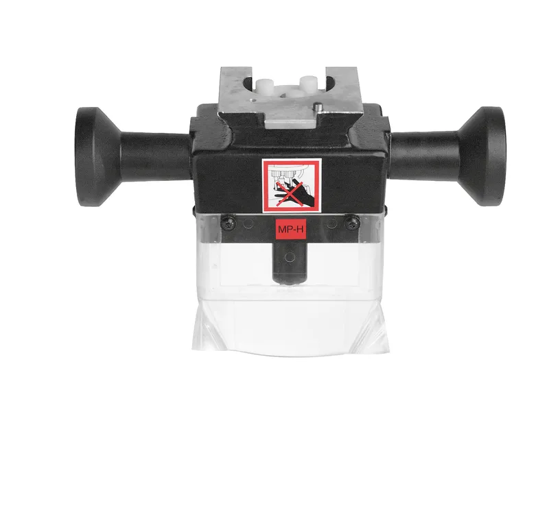 Cap de găurire pentru MINIPRESS PRO, pentru MINIPRESS top, pentru PRO-CENTER (de la AA), număr axe 2, cu mandrină rapidă, Plăcuţe de montaj drepte