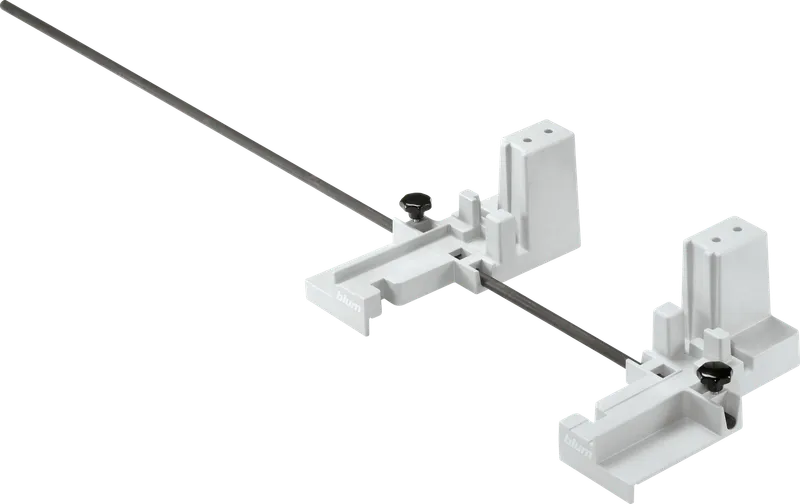 Aparat montaj BOXFIX E-T, aparat de masă, pentru Grosimea fundului de sertar 18 mm, pentru TANDEMBOX, manual, Mod de montare: Şuruburi, KB de la 250 până la 1200 mm