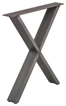 Table base X steel 590x720x100x30