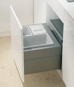 Sortator de gunoi cu trei coșuri, 2 x 10 şi 1 x 20 litri – Hailo Zargen Cargo Legrabox