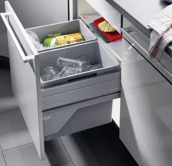 Coş dublu Hailo Euro-Cargo-S, pentru sortarea gunoiului