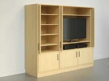 Mecanism pentru ușă glisantă pivotantă tip pocket door, Häfele Slido F-Park71 16A, montaj incadrat s