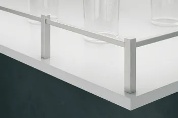 Suport pentru reling, Sistem de reling, pentru reling de 8x8 mm, piesă centrală pentru şină