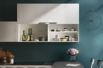 Sistem culisant pentru mobilier din lemn cu uşi aplicate, deschidere verticală, Finetta F-Line32 23