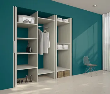 Mecanism pentru ușă glisantă pivotantă tip pocket door, Hawa Concepta 35, set preasamblat, pentru 1