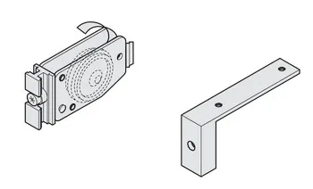 Adaptor pentru ghidaj de podea, 90 x 40 mm (lungime x înălțime)